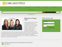 Tablet Screenshot of chicagotitlepleasanton.com